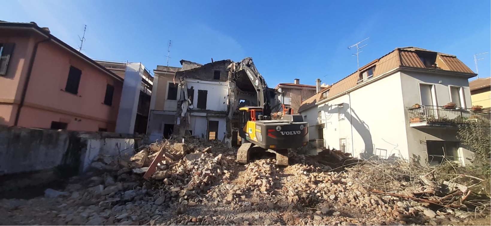 Demolizione edificio
